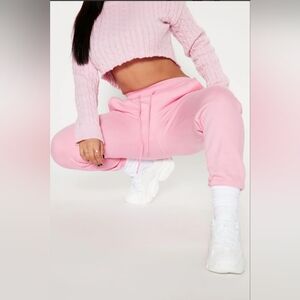 Women's Pink Jogger Sweat Pants 2X